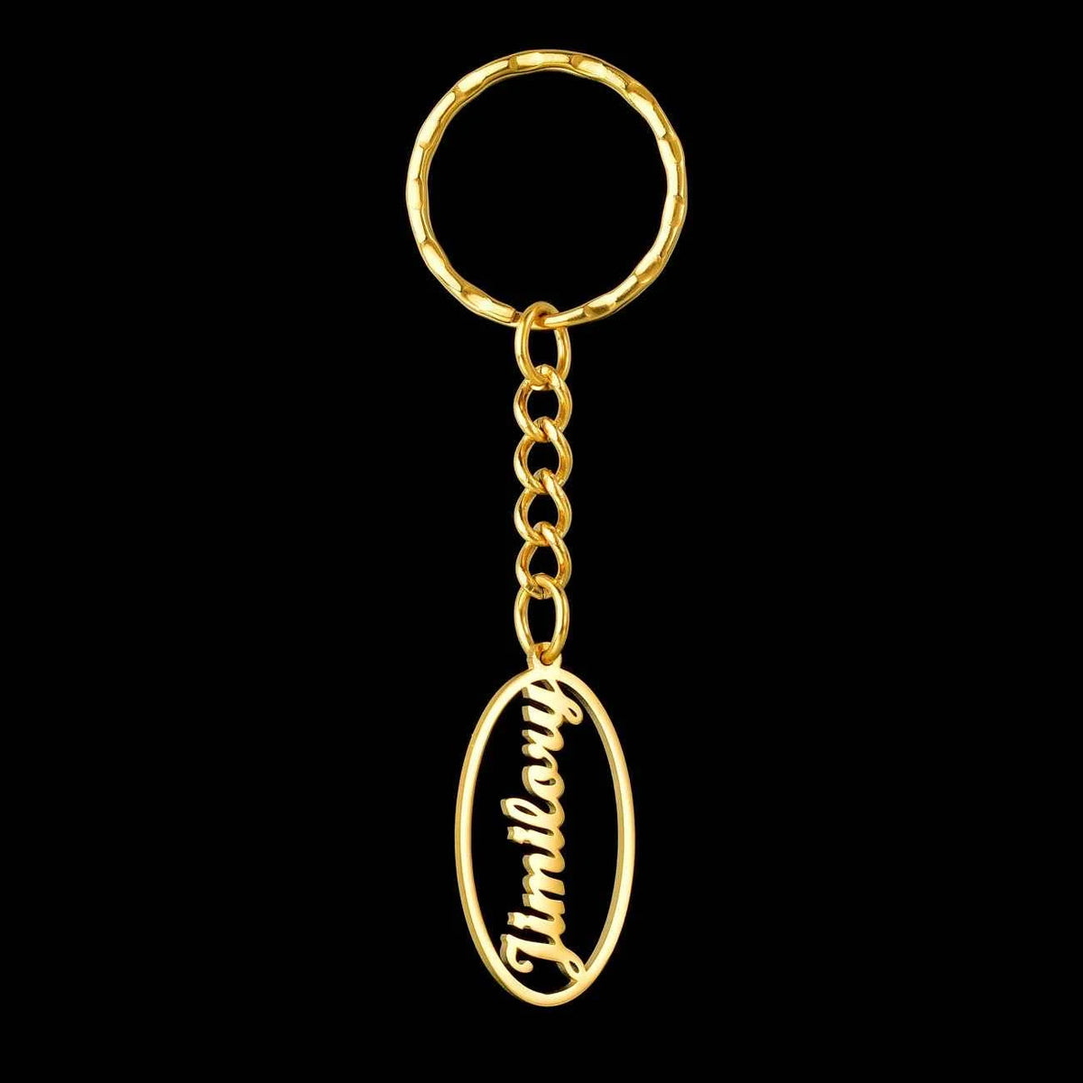 Personalized Name Heart Butterfly Keychain