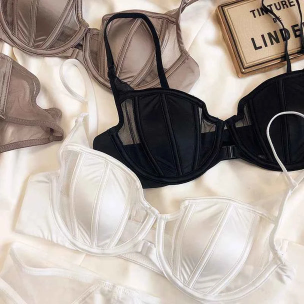 Front Buckle Push-Up Bra Set