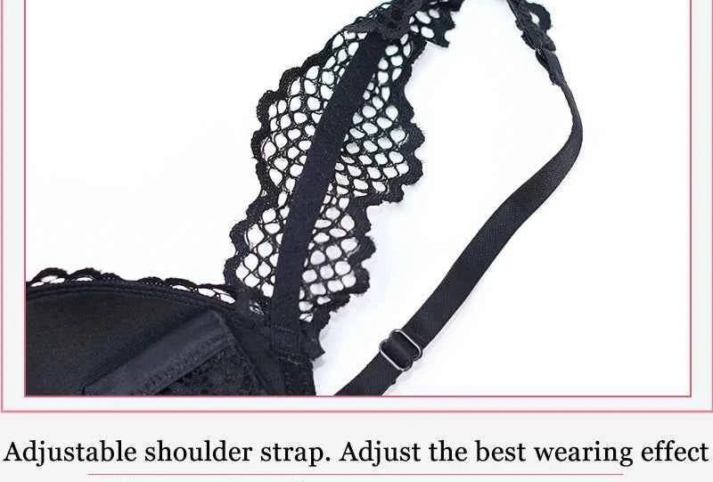 White Bustier Embroidery Bodysuit with Push-Up Bra