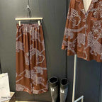 Leopard Print Pajama Set - SHOPPERS' CASTLE