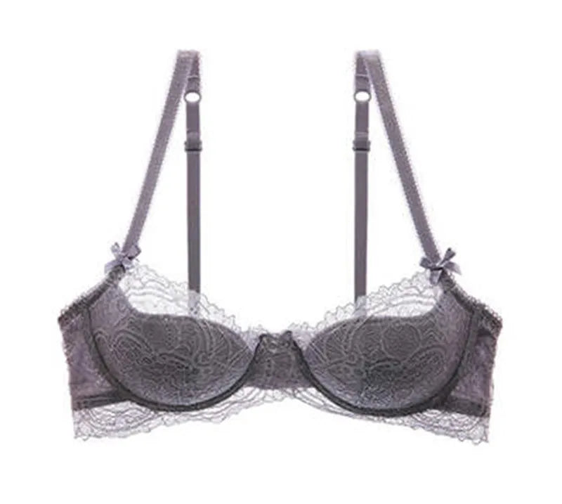 Lace Push-Up Bra - Plus Size D/E Cup - SHOPPERS' CASTLE