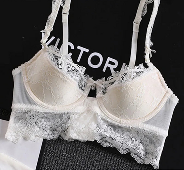 Lace Push-Up Bra - Plus Size C/D Cup - SHOPPERS' CASTLE