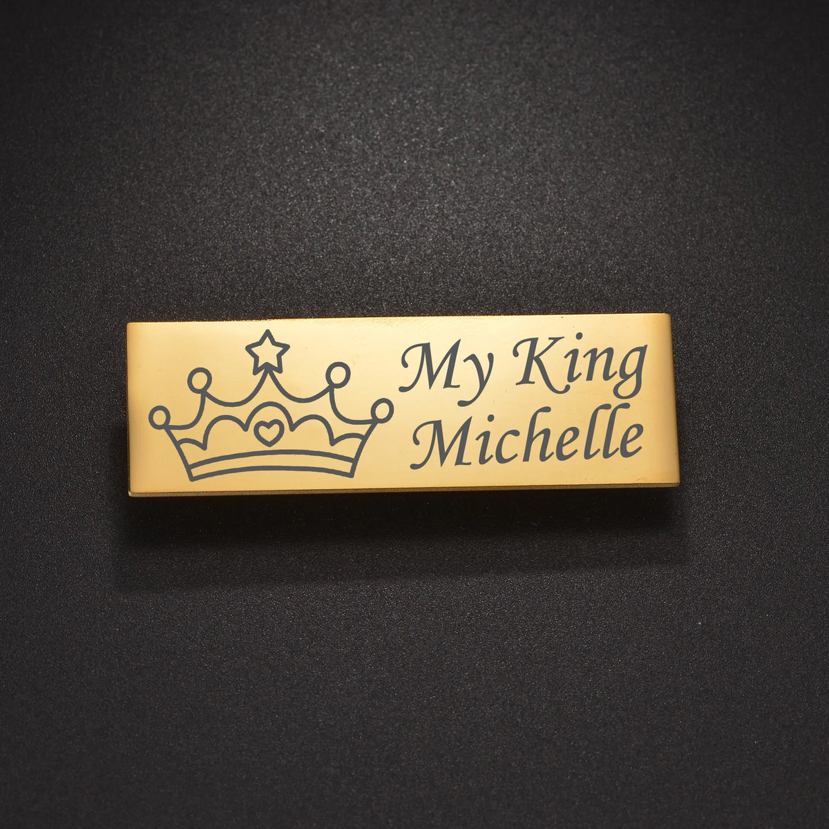Personalized Name or Logo Brooch - Welding Buckle Pin - SHOPPERS' CASTLE