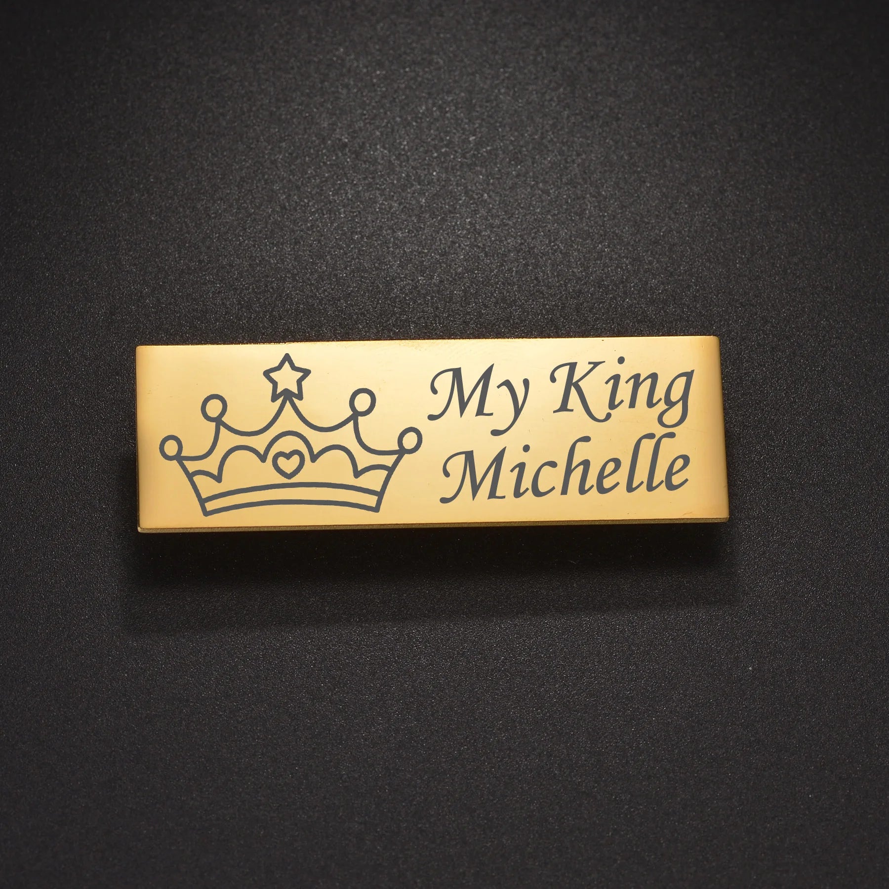 Personalized Name or Logo Brooch - Welding Buckle Pin - SHOPPERS' CASTLE
