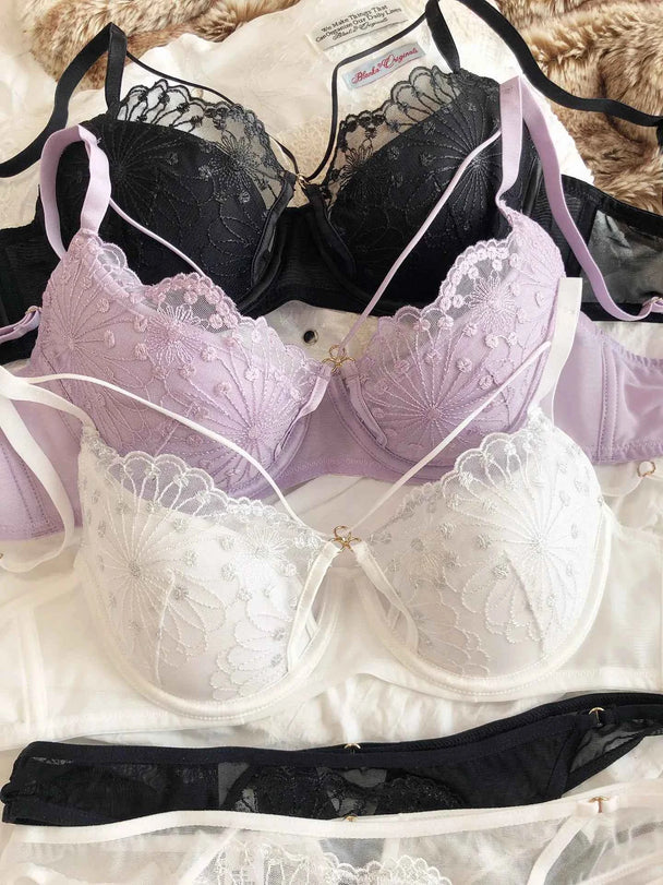 Hollow Cross Sling Bra Set