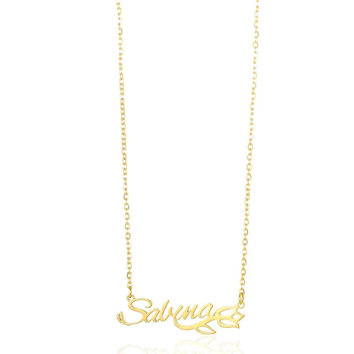 Custom Lily Name Necklace - Valentine's Day Gift
