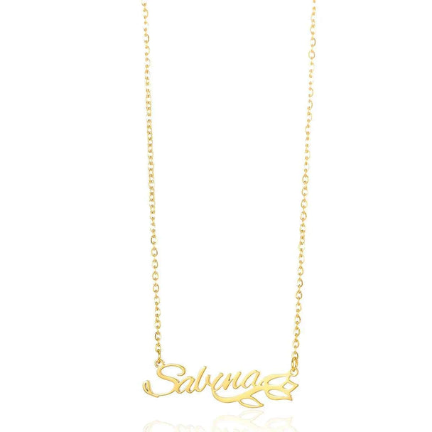 Custom Lily Name Necklace - Valentine's Day Gift