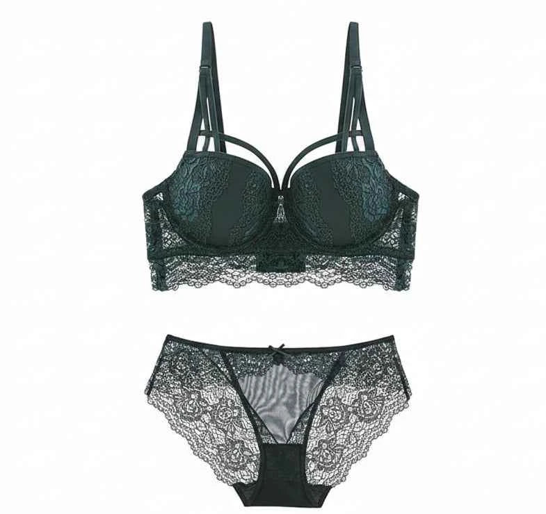 Lace Detail Cotton Push-Up - Everyday Elegance Bra
