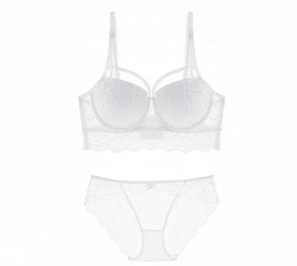 Lace Detail Cotton Push-Up - Everyday Elegance Bra