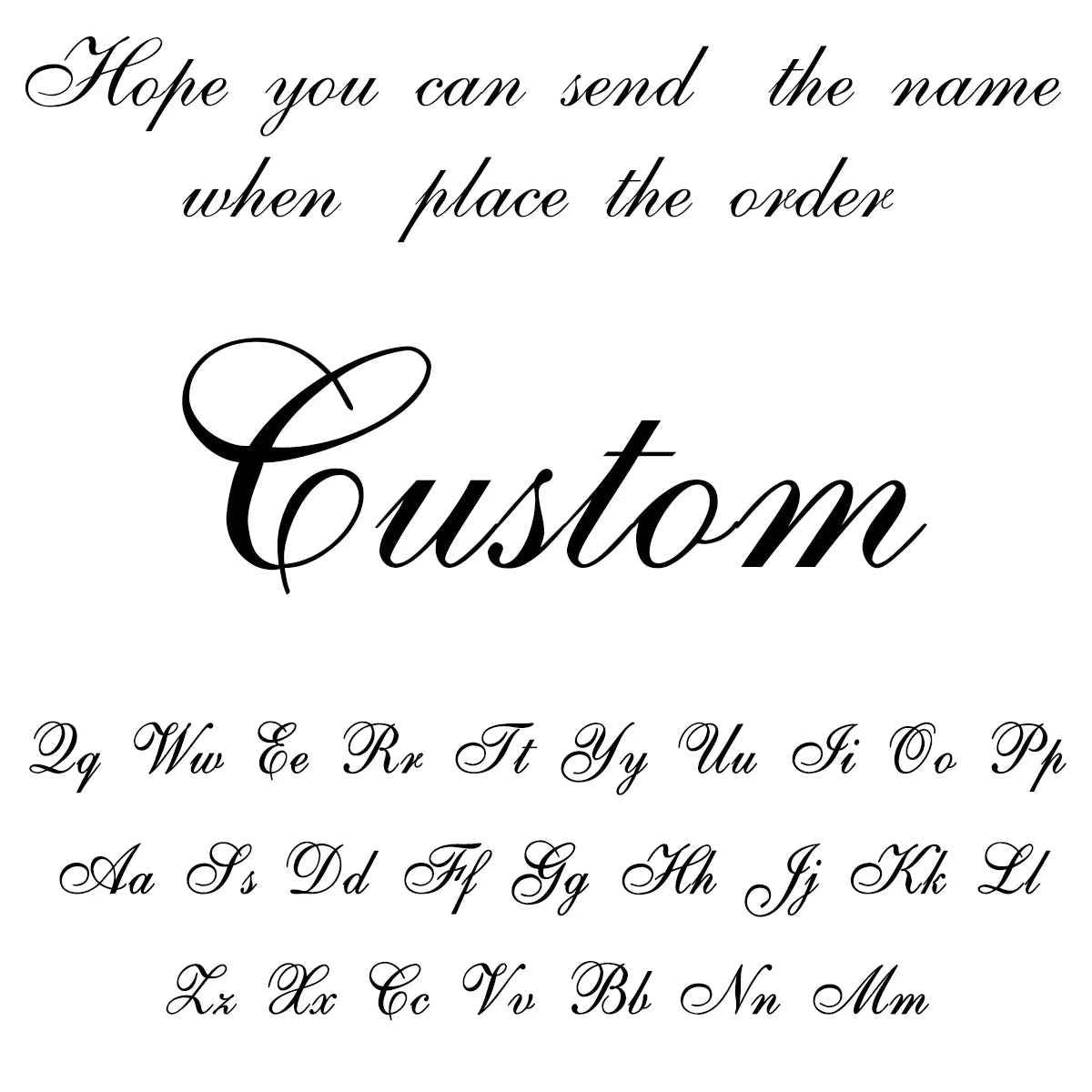 Personalized Name Fashion Keyring - Letter Nameplate Pendant