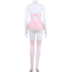 Pink Corset Lingerie Set - 5 Piece