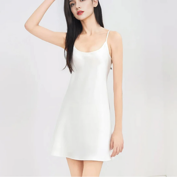 100% Mulberry Silk Nightgown & Robe Set - Luxury Sleepwear