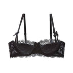 Lace Embroidered Bra - Plus Size C/D Cup