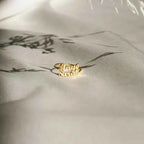 Custom Double Name Adjustable Ring