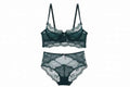 Ultra-Thin Eyelash Lace Bra - Plus Size