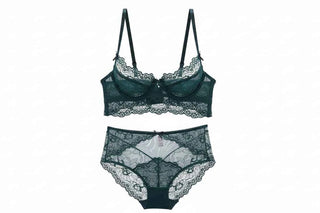 Ultra-Thin Eyelash Lace Bra - Plus Size