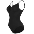 Low Back Bodysuit Shapewear - Open Crotch - SHOPPERS' CASTLE