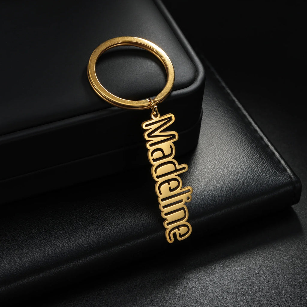 Custom Name Hollow Letter Keychain - SHOPPERS' CASTLE