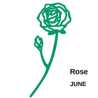 Custom Birth Flower Name Ring - Adjustable
