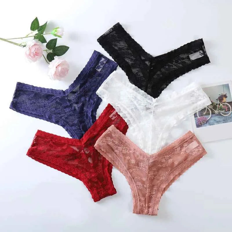 Sheer Lace Mini G-String