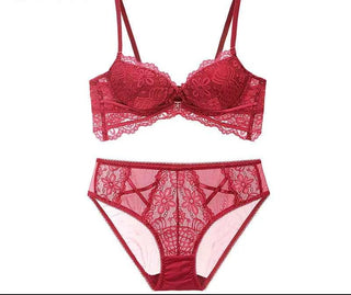 Embroidered Cotton Push-Up Bra