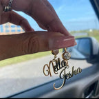 Custom Name Belly Button Ring - Crystal Chain Body Jewelry