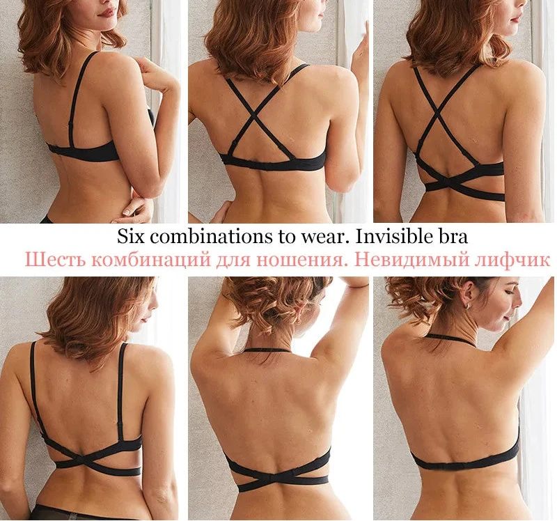 Backless Deep U Plunge Bra