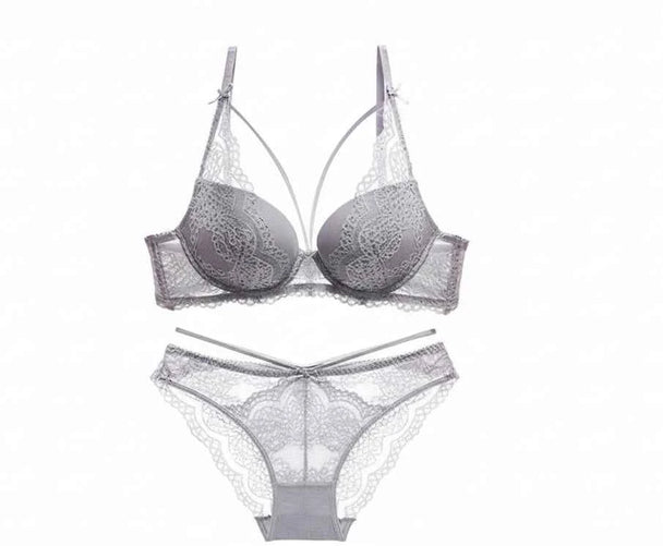 Cotton Luxe Embroidered Bra - Maximum Lift & Support