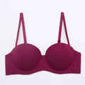 Seamless Half-Cup Push-Up Bra