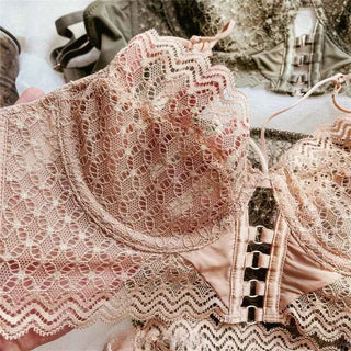 Ultra-Thin Hollow Bra Set
