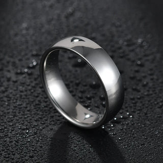 Personalized Sphere Glossy Ring - Stainless Steel - SHOPPERS' CASTLE