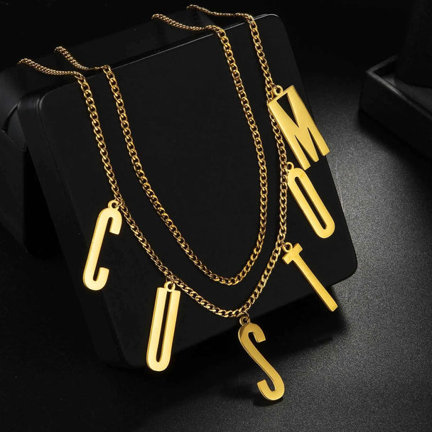 Personalized Name 2 Layer Waist Chain - Sexy Body Chain