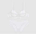 Bandage Transparent Bra Set - Plus Size C/D/E Cup - SHOPPERS' CASTLE
