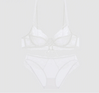 Bandage Transparent Bra Set - Plus Size C/D/E Cup - SHOPPERS' CASTLE