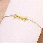 Customized Name Geometric Bracelet - Stainless Steel