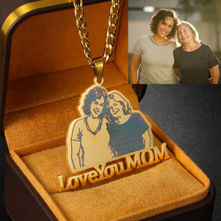 Engrave Picture Custom Name Choker Necklace - Family Gift - SHOPPERS' CASTLE