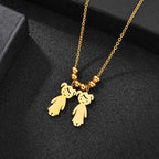 Personalized Children Name Necklace - Family Pendant - SHOPPERS' CASTLE