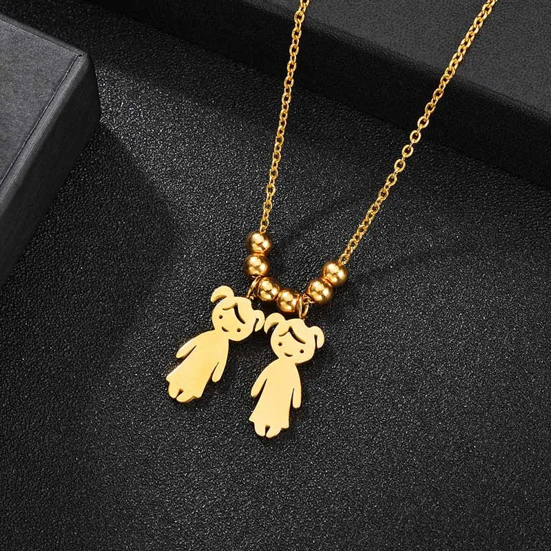 Personalized Children Name Necklace - Family Pendant - SHOPPERS' CASTLE