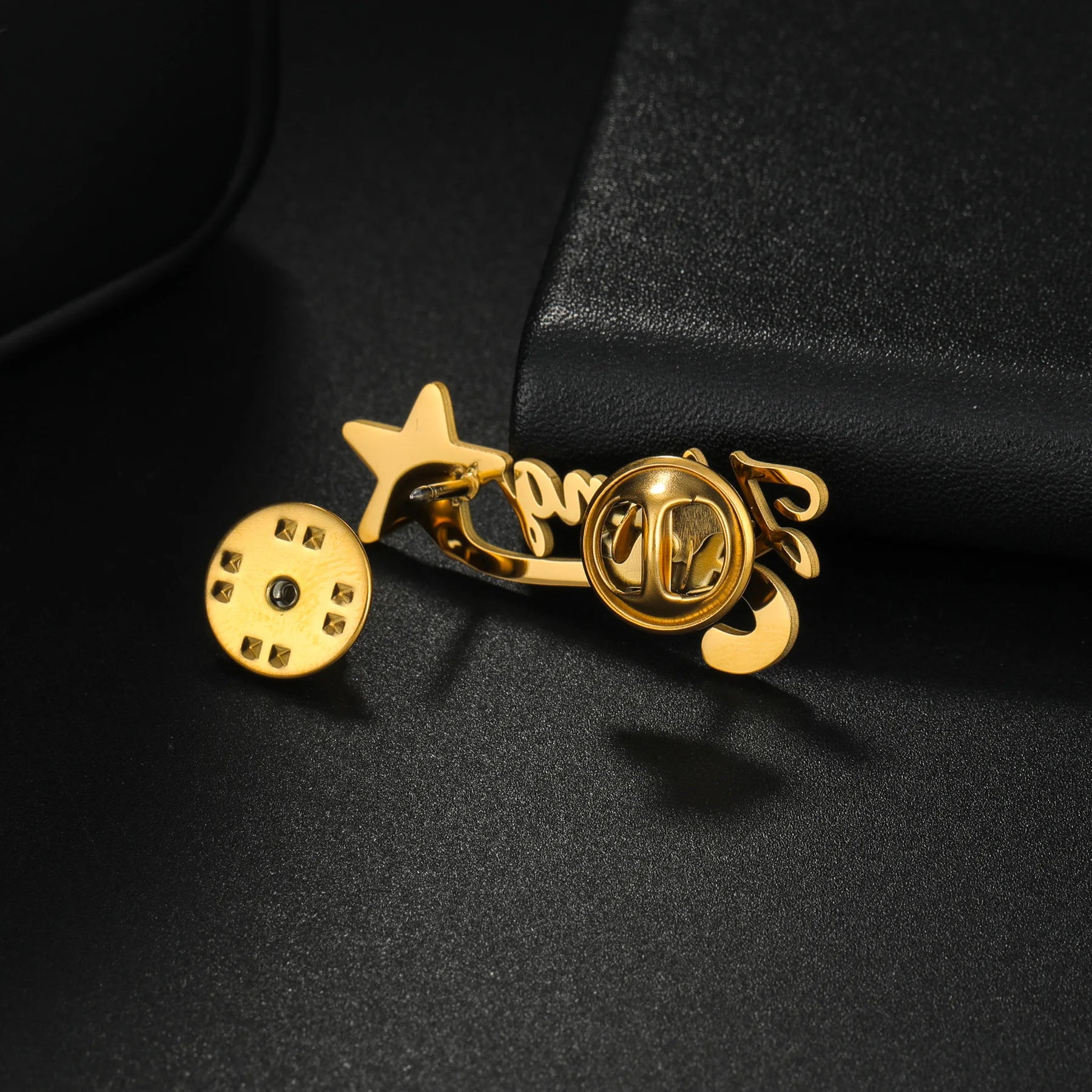 Personalized Name Logo Brooch - Butterfly Buckle Pin - SHOPPERS' CASTLE