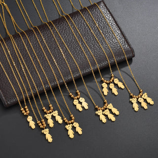Personalized Children Name Necklace - Family Pendant - SHOPPERS' CASTLE
