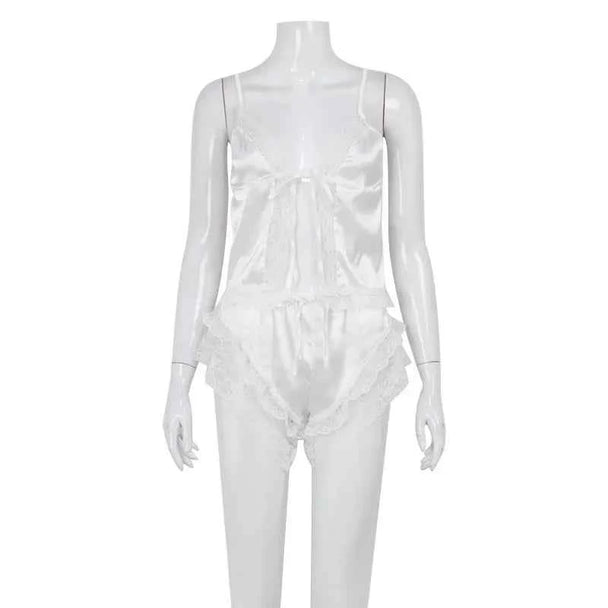 Lace Lingerie Pajama Set - SHOPPERS' CASTLE