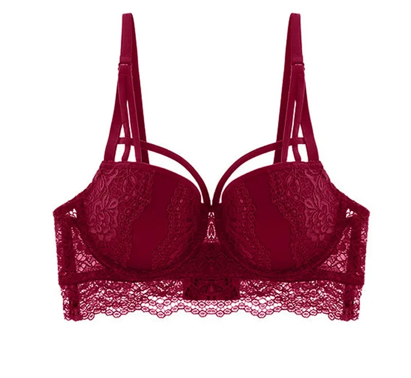 Lace Detail Cotton Push-Up - Everyday Elegance Bra
