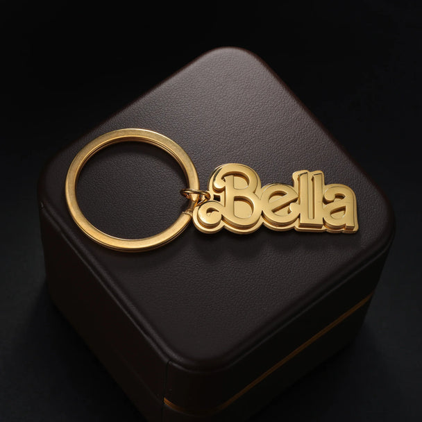 Custom Name Hollow Letter Keychain - SHOPPERS' CASTLE