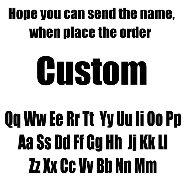 Personalized Name Fashion Keyring - Letter Nameplate Pendant
