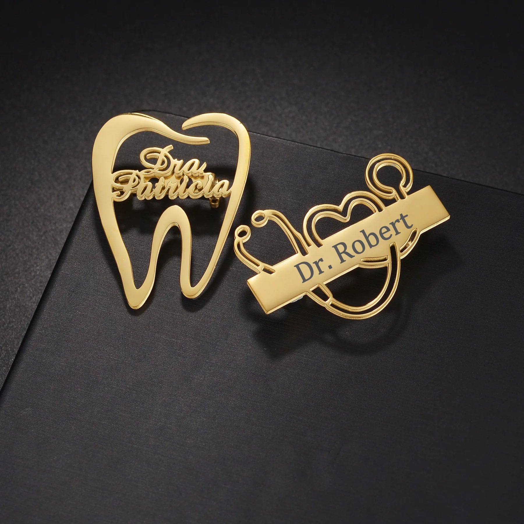 Personalized Name or Logo Brooch - Welding Buckle Pin - SHOPPERS' CASTLE