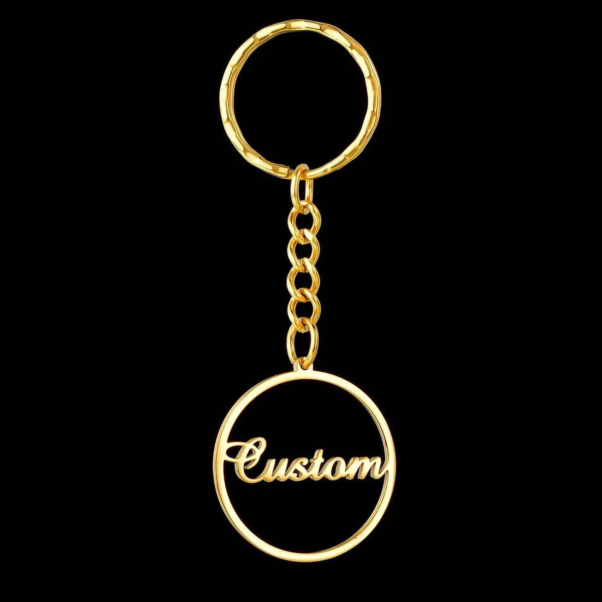 Personalized Name Heart Butterfly Keychain