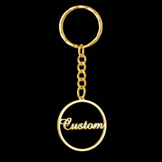 Personalized Name Heart Butterfly Keychain