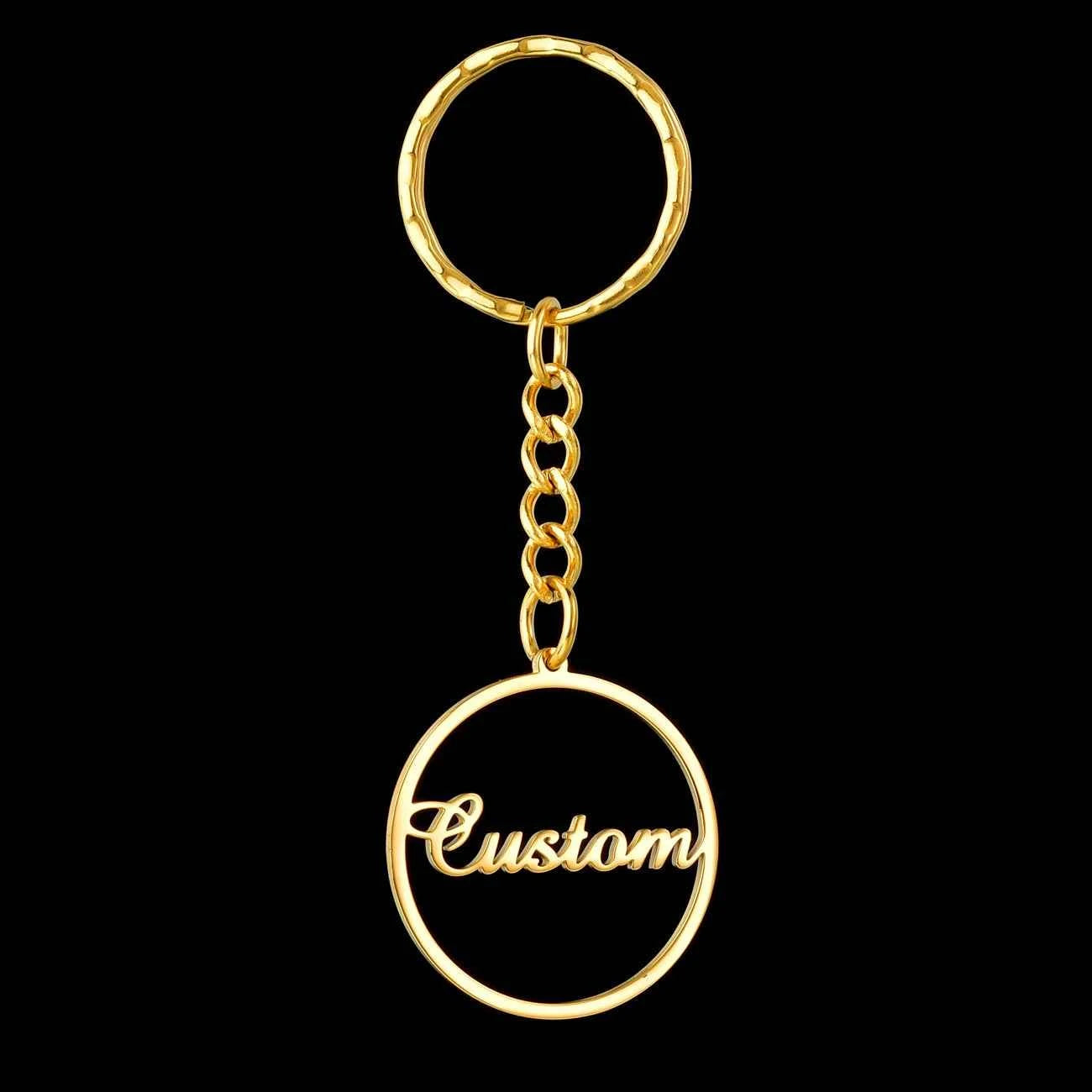 Personalized Name Heart Butterfly Keychain