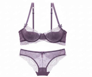 Lace Push-Up Bra - Plus Size D/E Cup