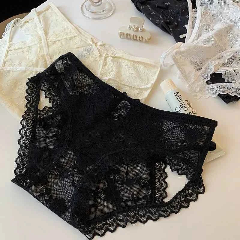 Full Floral Embroidered Briefs